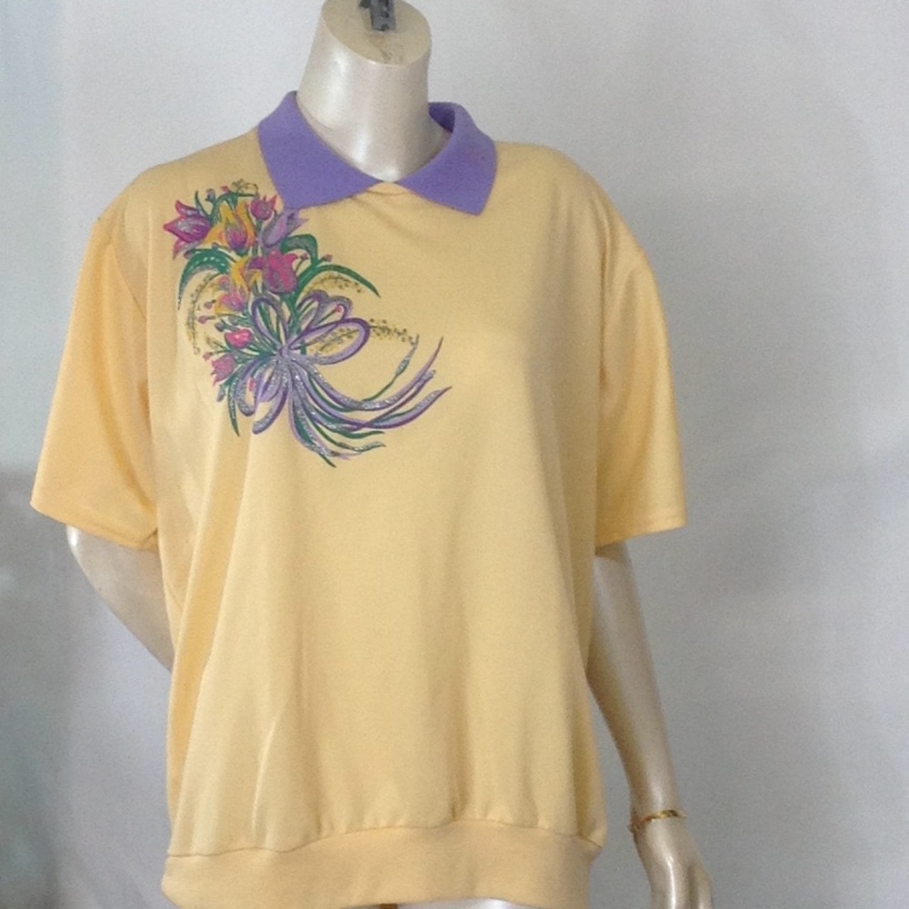 VTG 80's Haband For Her Polyester Top